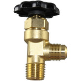 IFS - Truck Valve 1/2 Flare x 1/2 NPT Male Right Angle | 04-V409F-8-8